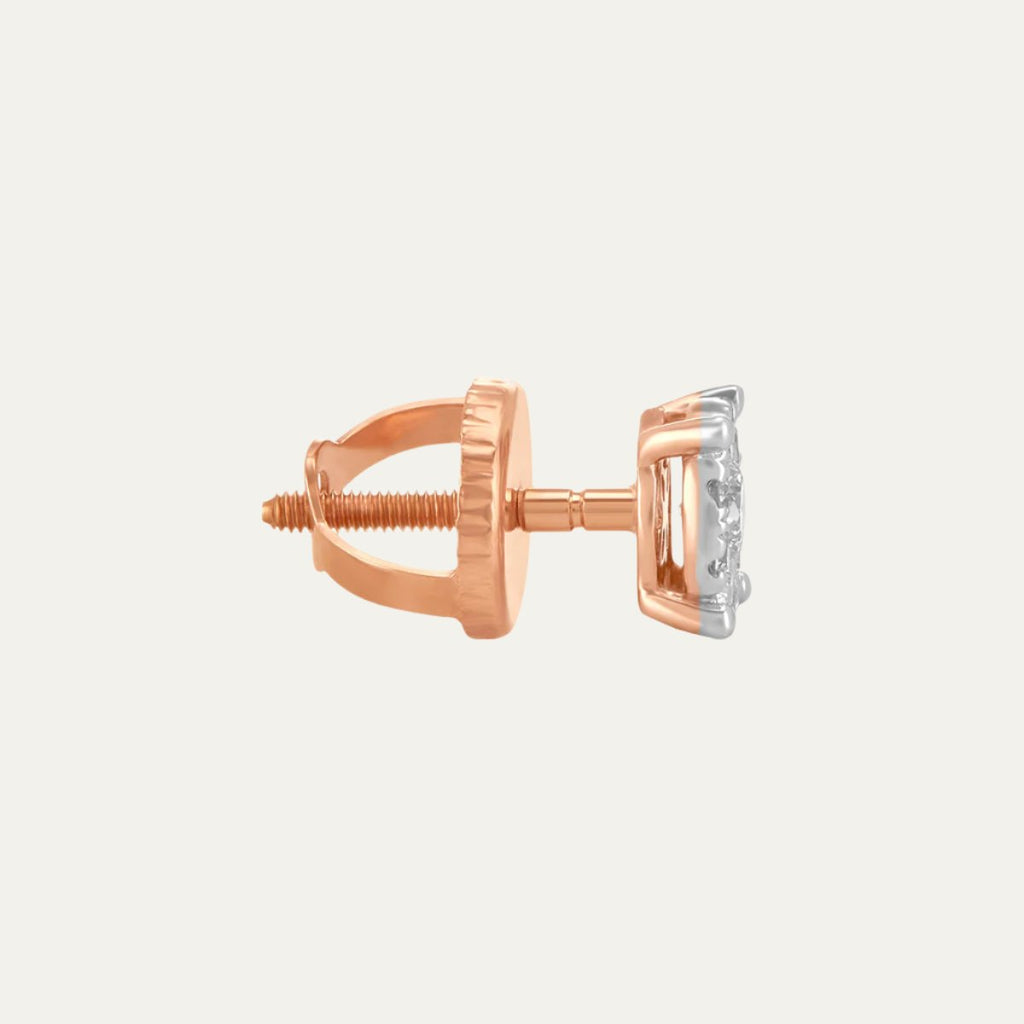 lab grown diamonds aukera radiant allure white gold halo stud earrings