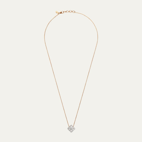 Aukera Lab Grown Diamonds-Rosy Radiance - Nakshatra Rhombus Pendant