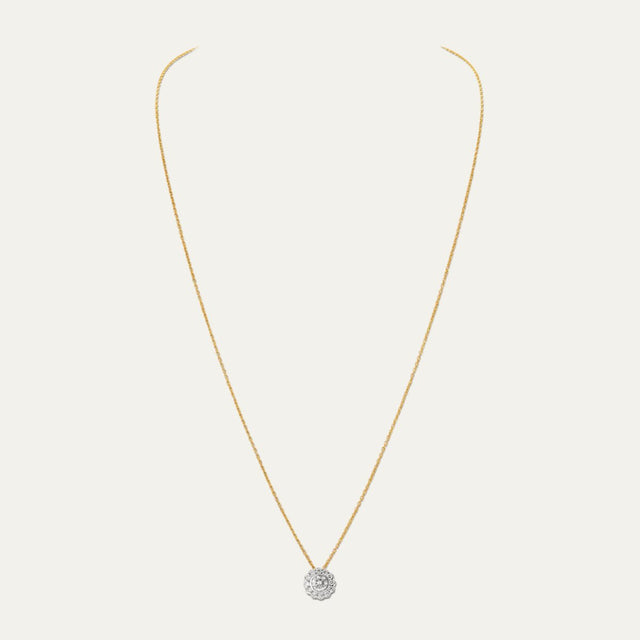 Aukera Lab Grown Diamonds-Lustrous Lumina - Celestia Pendant