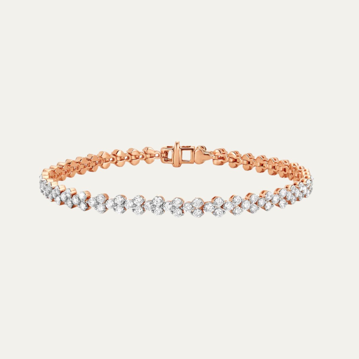 Aukera Lab Grown Diamonds-Rosâ€š Harmony Eternity Bracelet