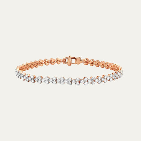 Aukera Lab Grown Diamonds-RosÃ¢â‚¬Å¡ Harmony Eternity Bracelet