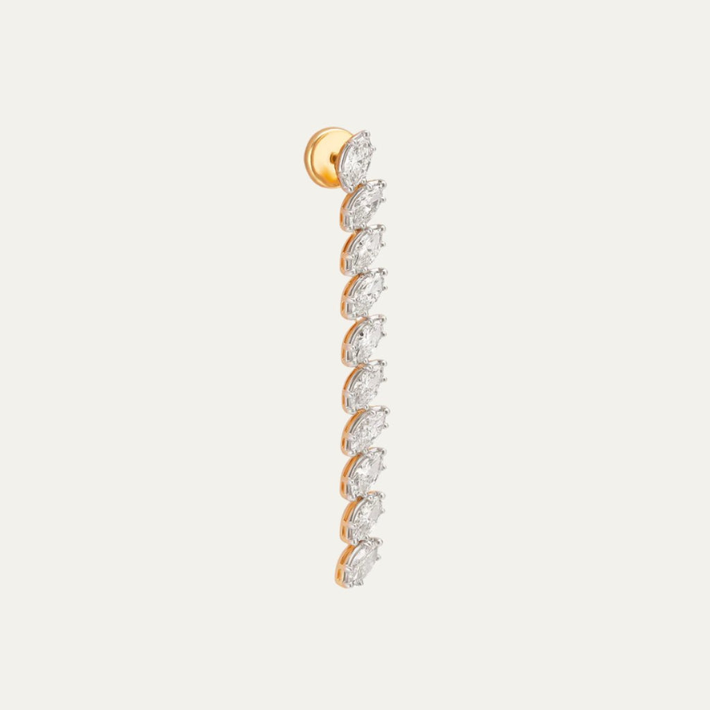 lab grown diamonds aukera luminous marquise cascade eternity drop earrings