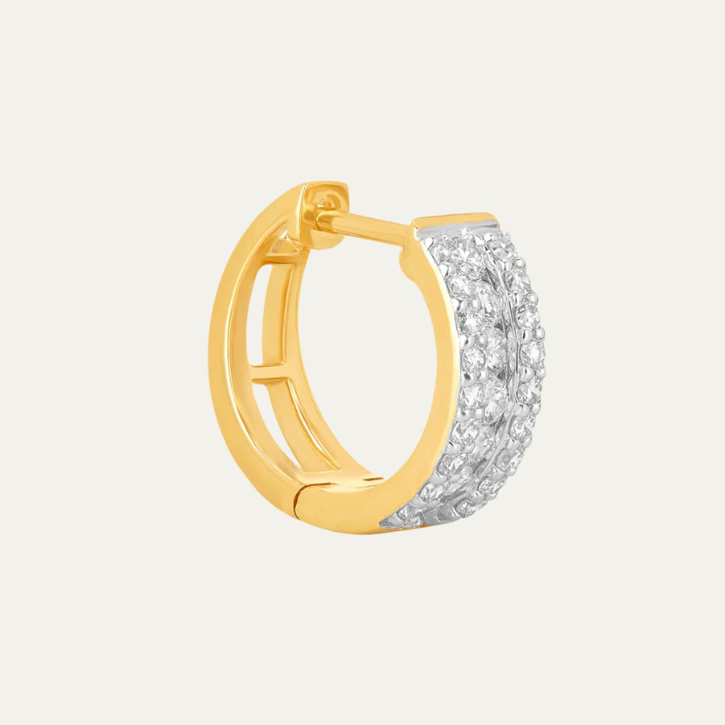 lab grown diamonds aukera diamond alchemy j hoop earring