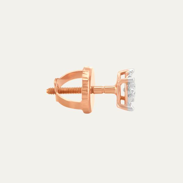 Earring Blush Halo Elegance