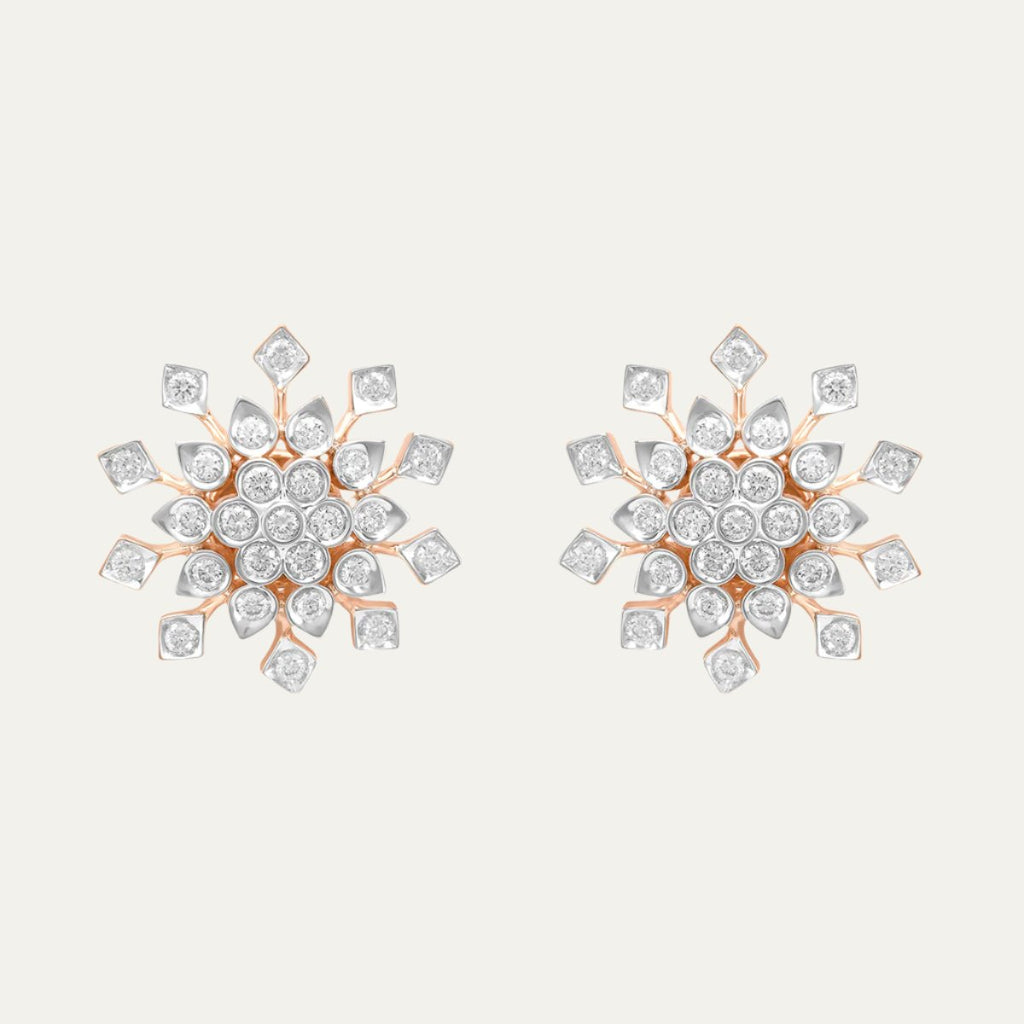 buy women lab grown diamonds aukera galaxy glitter earrings