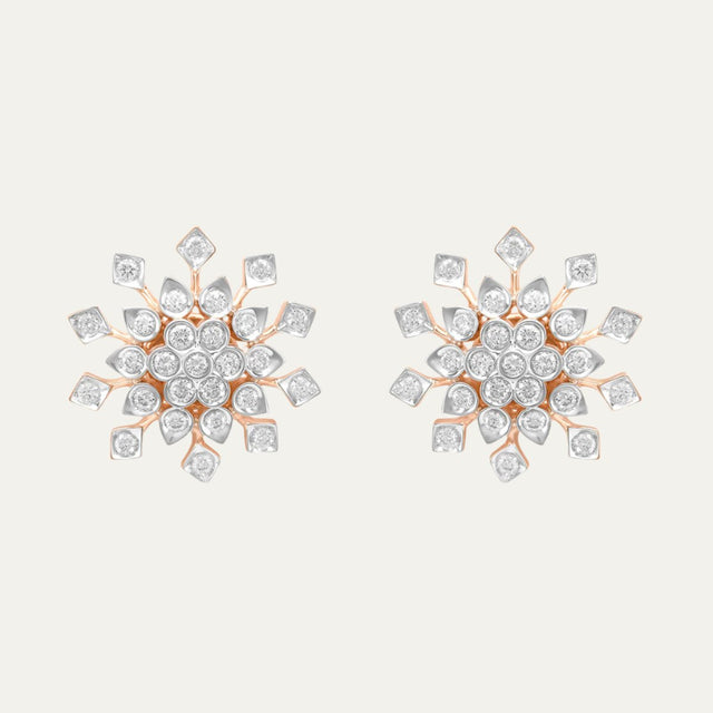 buy women lab grown diamonds aukera galaxy glitter earrings