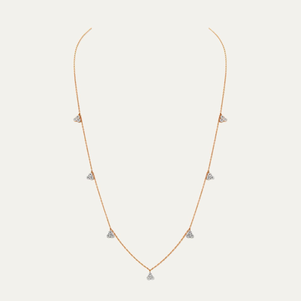 Aukera - Ethereal Trillium - Sleek Cable Necklace