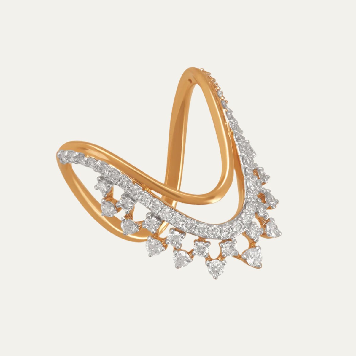 Aukera - Gilded Brilliance Vanki Highlight Ring