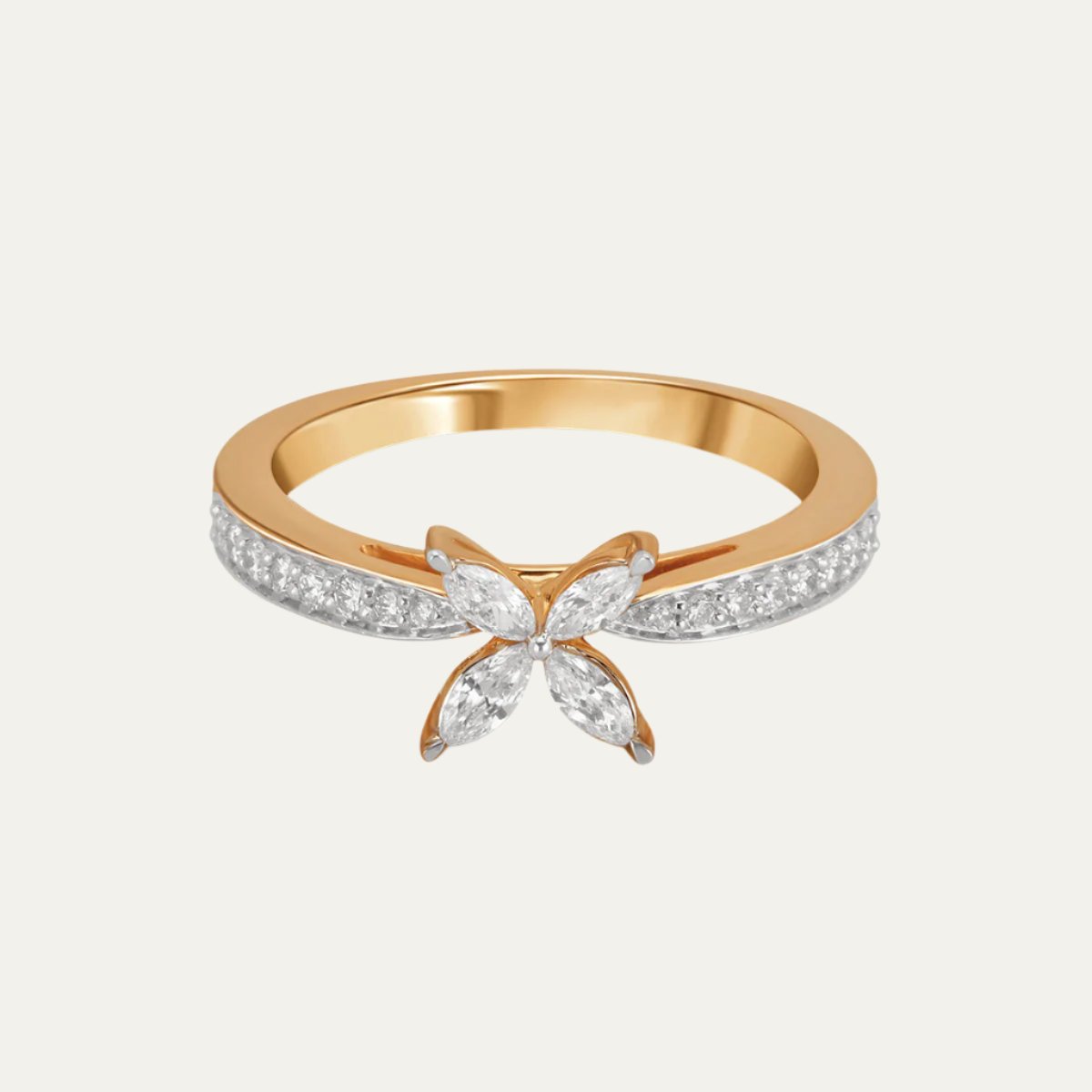 Aukera - Enchanted Butterfly Allure Marquise Diamond Ring