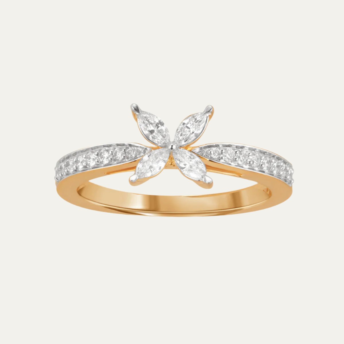 Aukera-Enchanted Butterfly Allure Marquise Diamond Ring