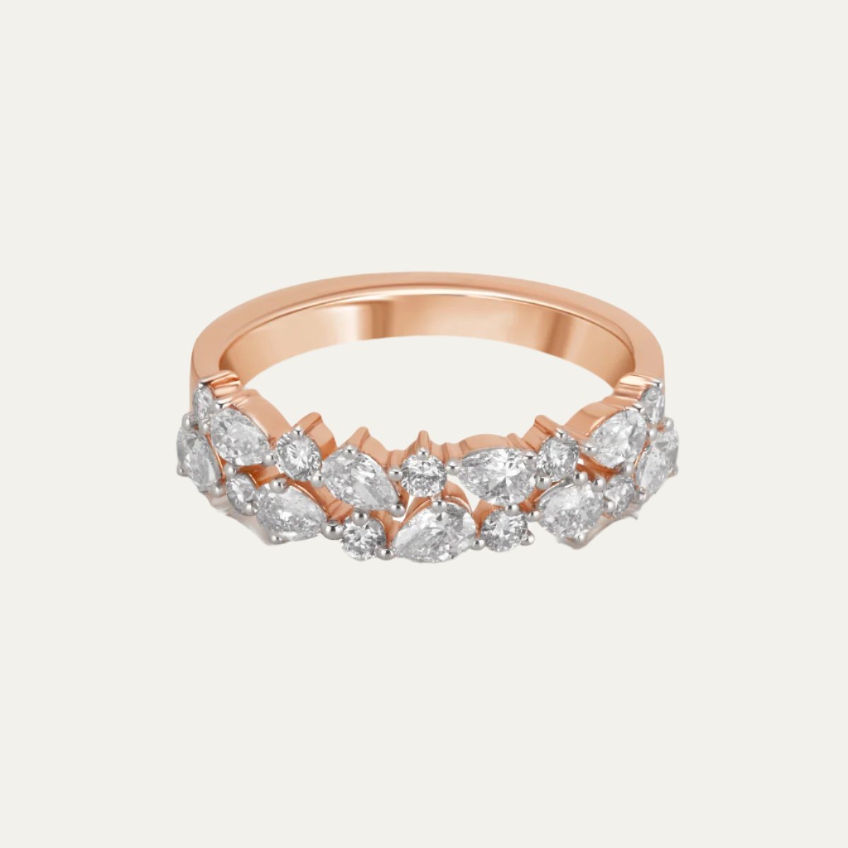 Aukera-Whimsical Elegance Fancy Diamond Eternity Band