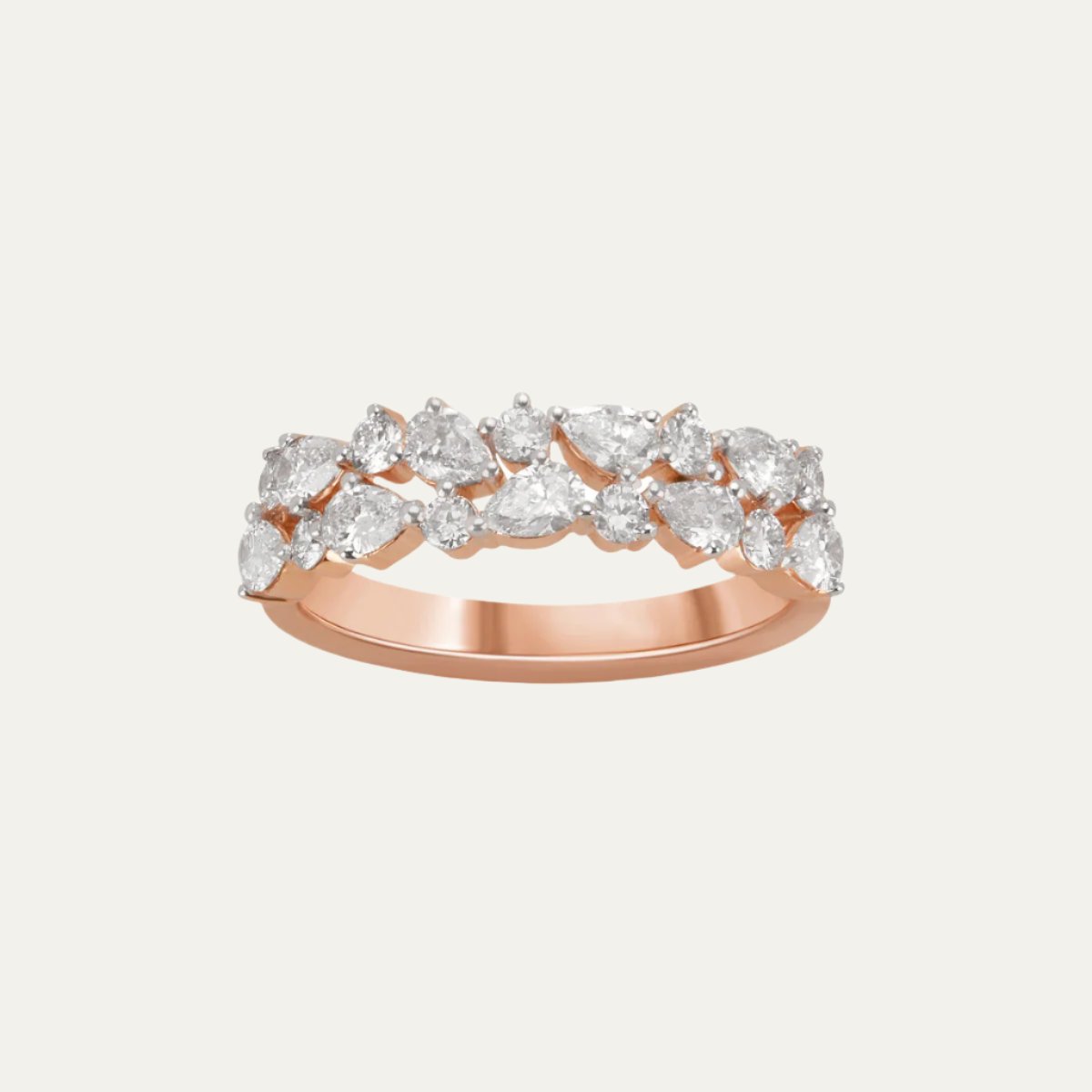 Aukera - Whimsical Elegance Fancy Diamond Eternity Band