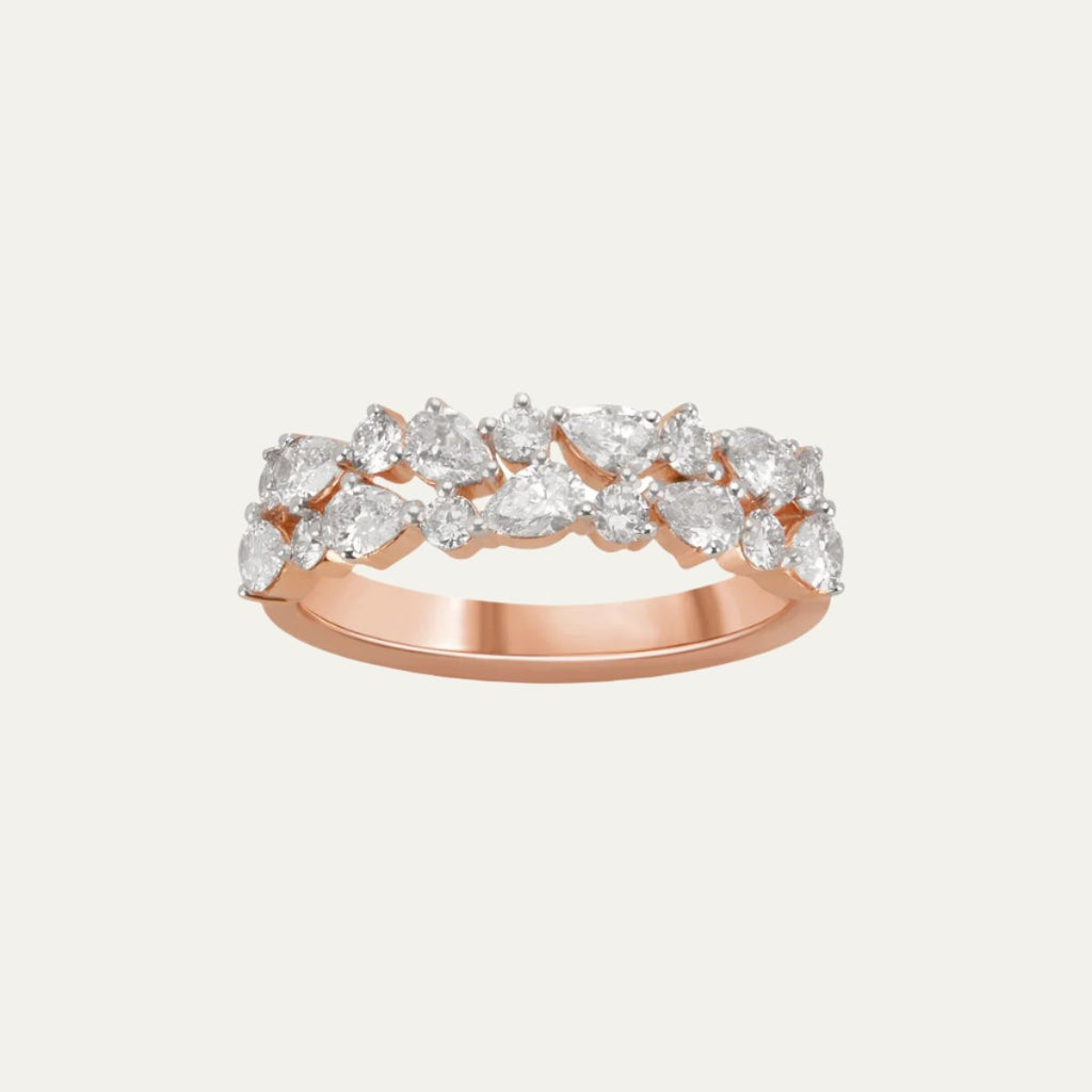lab grown diamond design whimsical elegance fancy diamond eternity band