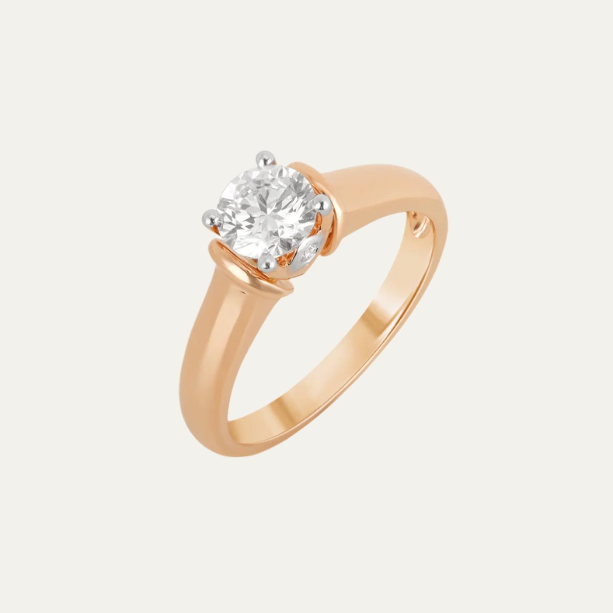 Aukera-Modern Classic Revival Solitaire Ring