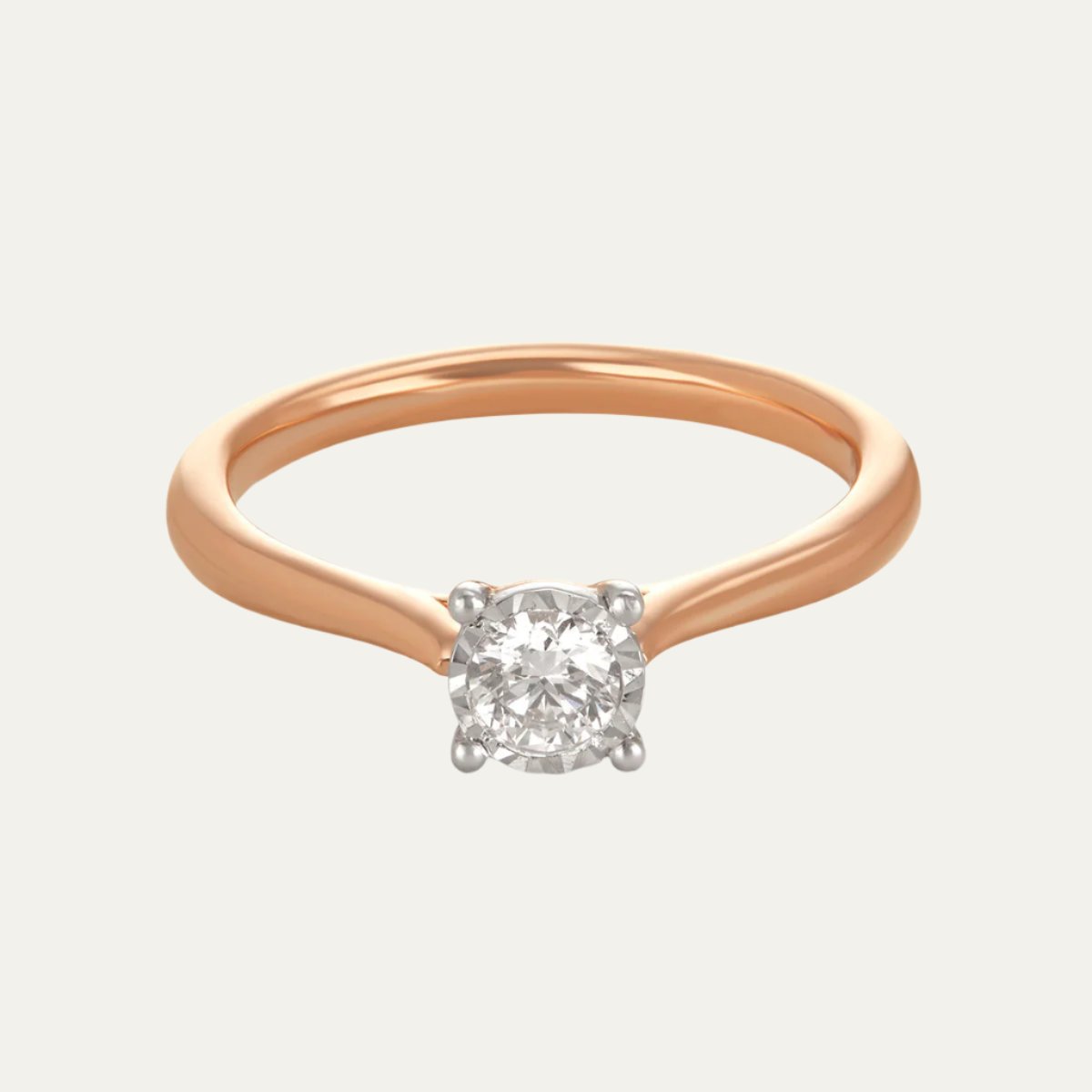 Aukera - Blush Mirage Solitaire Ring