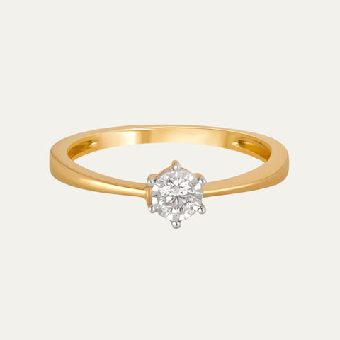 Price Aukera Tapered Solitaire Ring