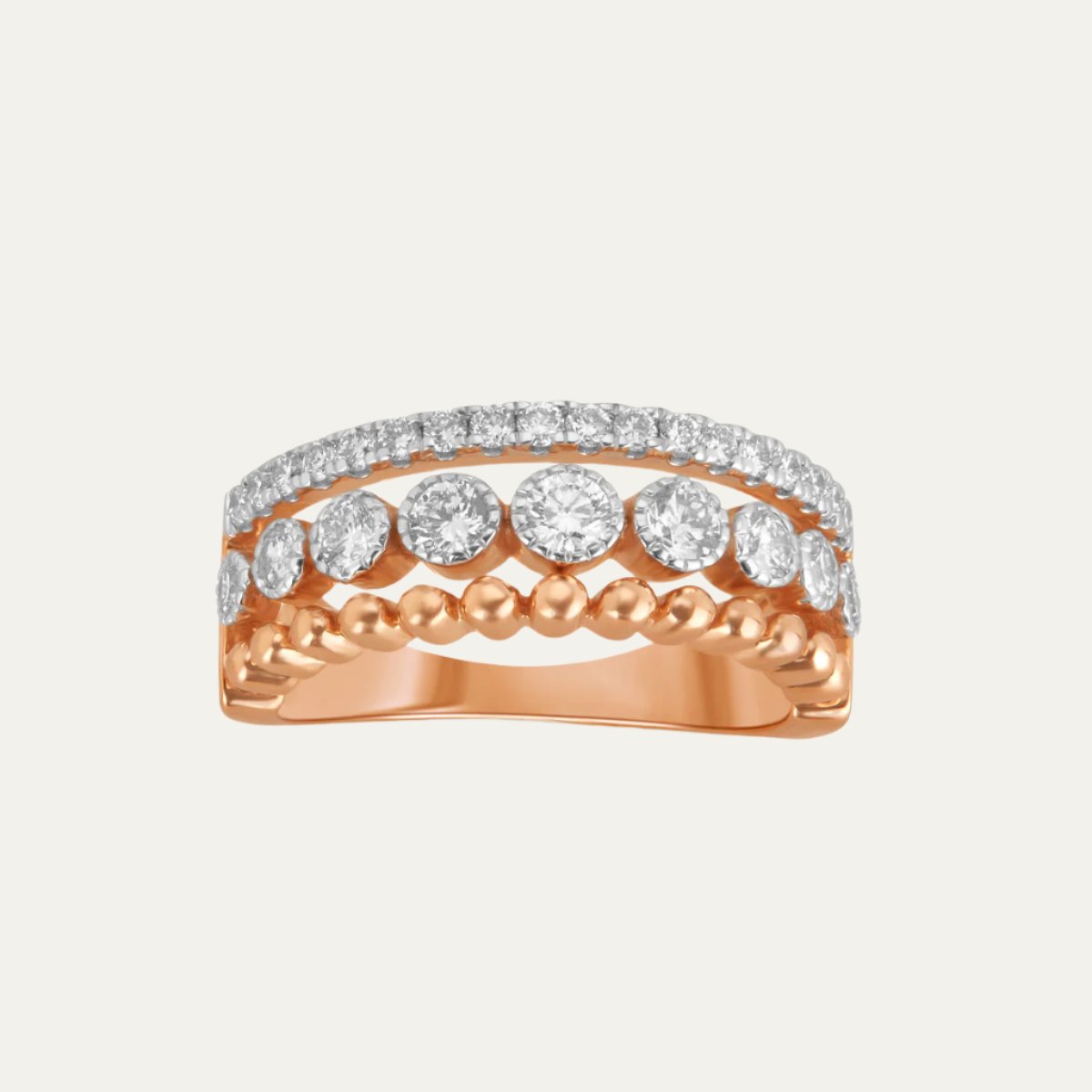 Aukera - Half Eternity Delight Diamond Band