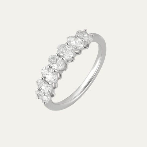 diamond jewellery oval splendor eternity band