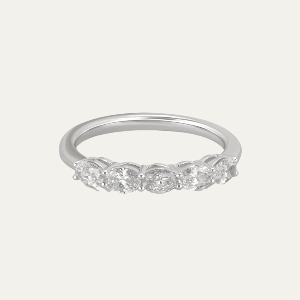 Aukera - Whispering Perpetuity White Gold Diamond Ring