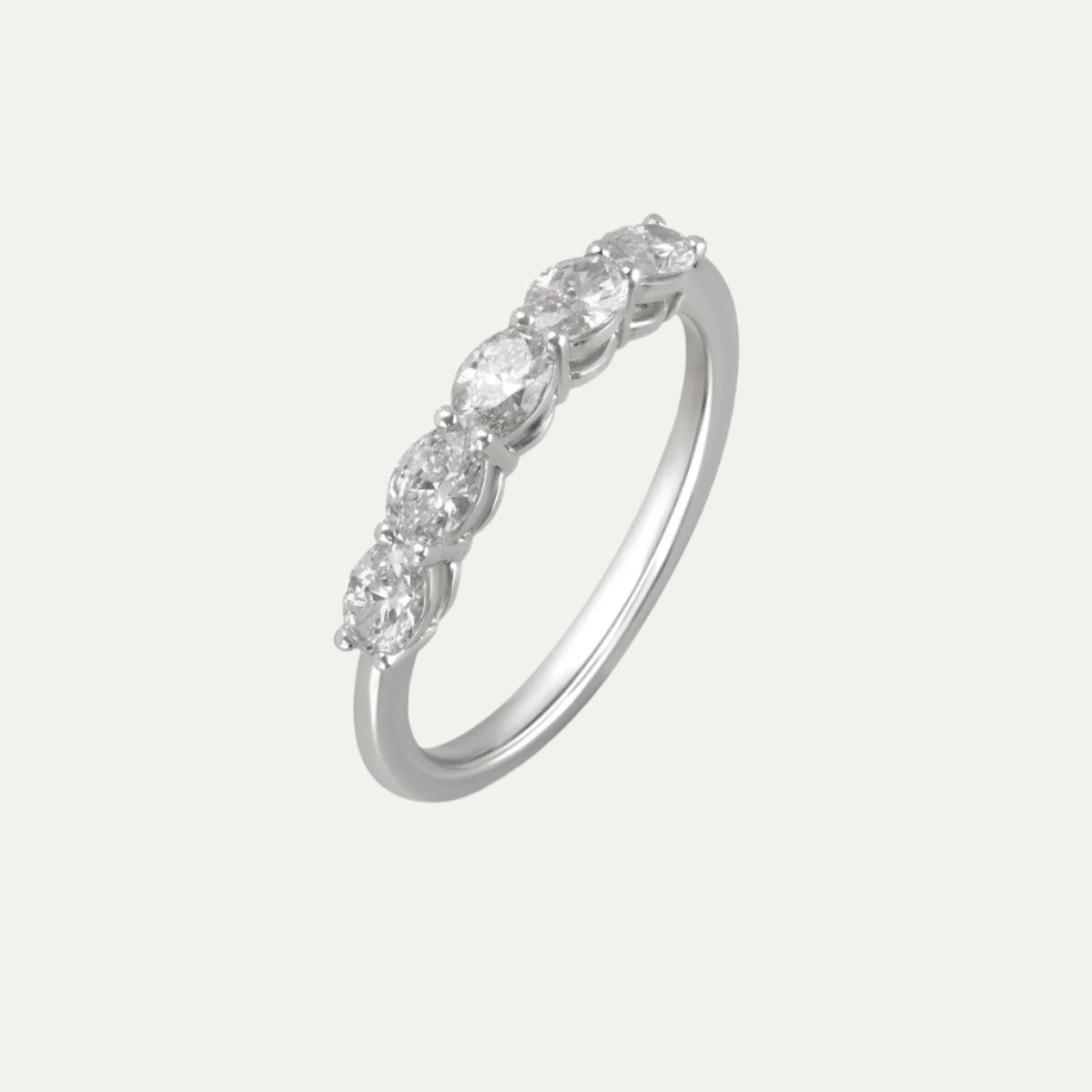 Aukera-Whispering Perpetuity White Gold Diamond Ring