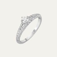 Aukera Lab Grown Diamonds-Winter Starlight Diamond Ring