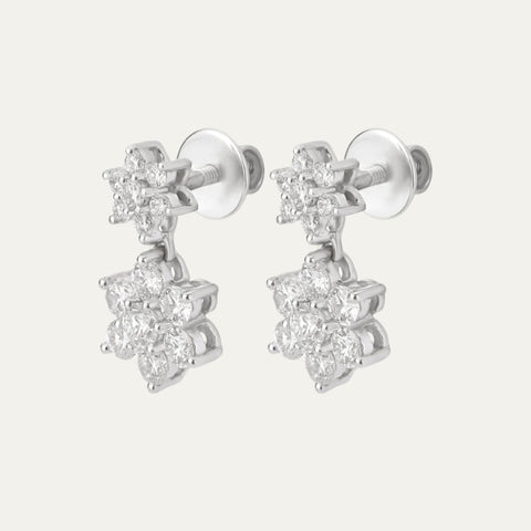 Aukera Celestial Cascades - Nakshatra Drop Earrings