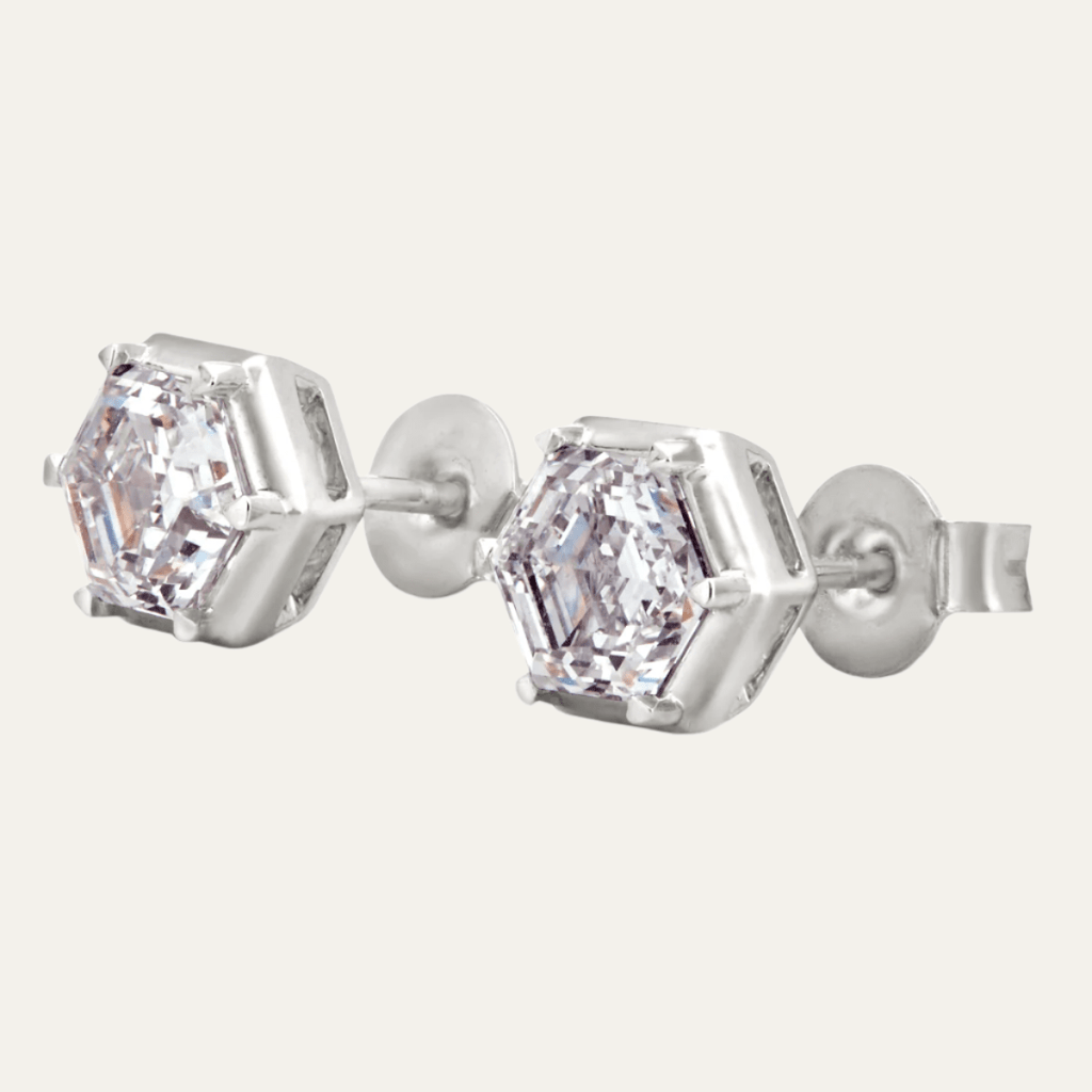 Buy Lonsdaleite Diamond Stud Earrings