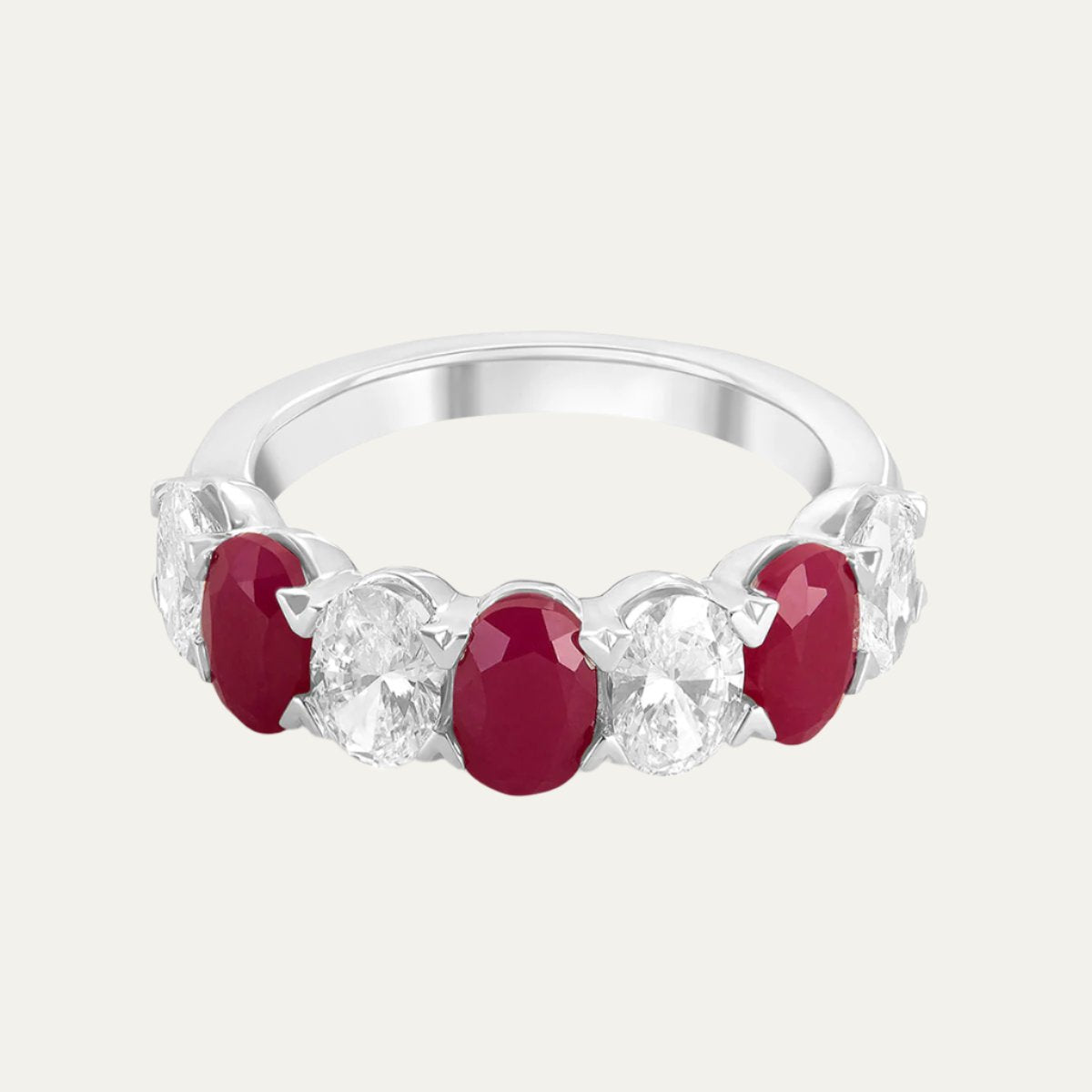 Aukera - Radiant Red Bloom Ring