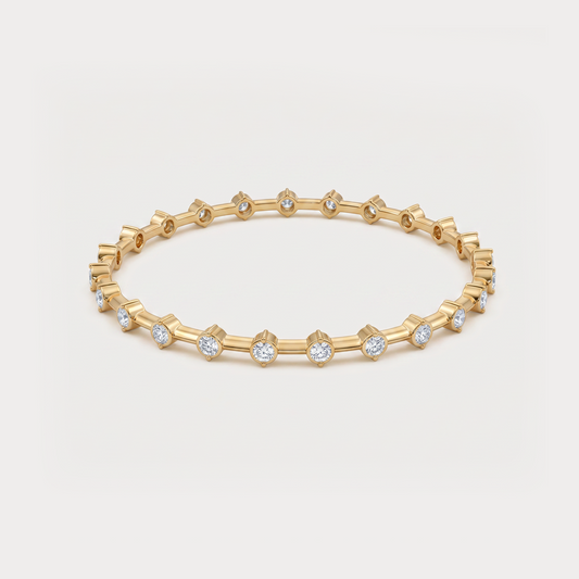 Orbit Diamond Bangle