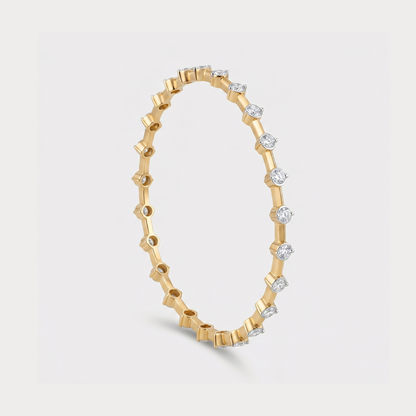 Orbit Diamond Bangle