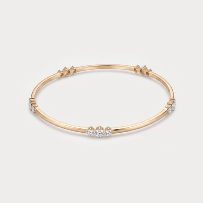 Resplendant Station Diamond Bangle