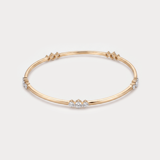 Resplendant Station Diamond Bangle