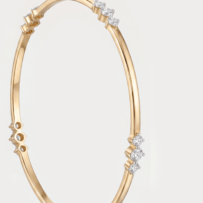 Resplendant Station Diamond Bangle