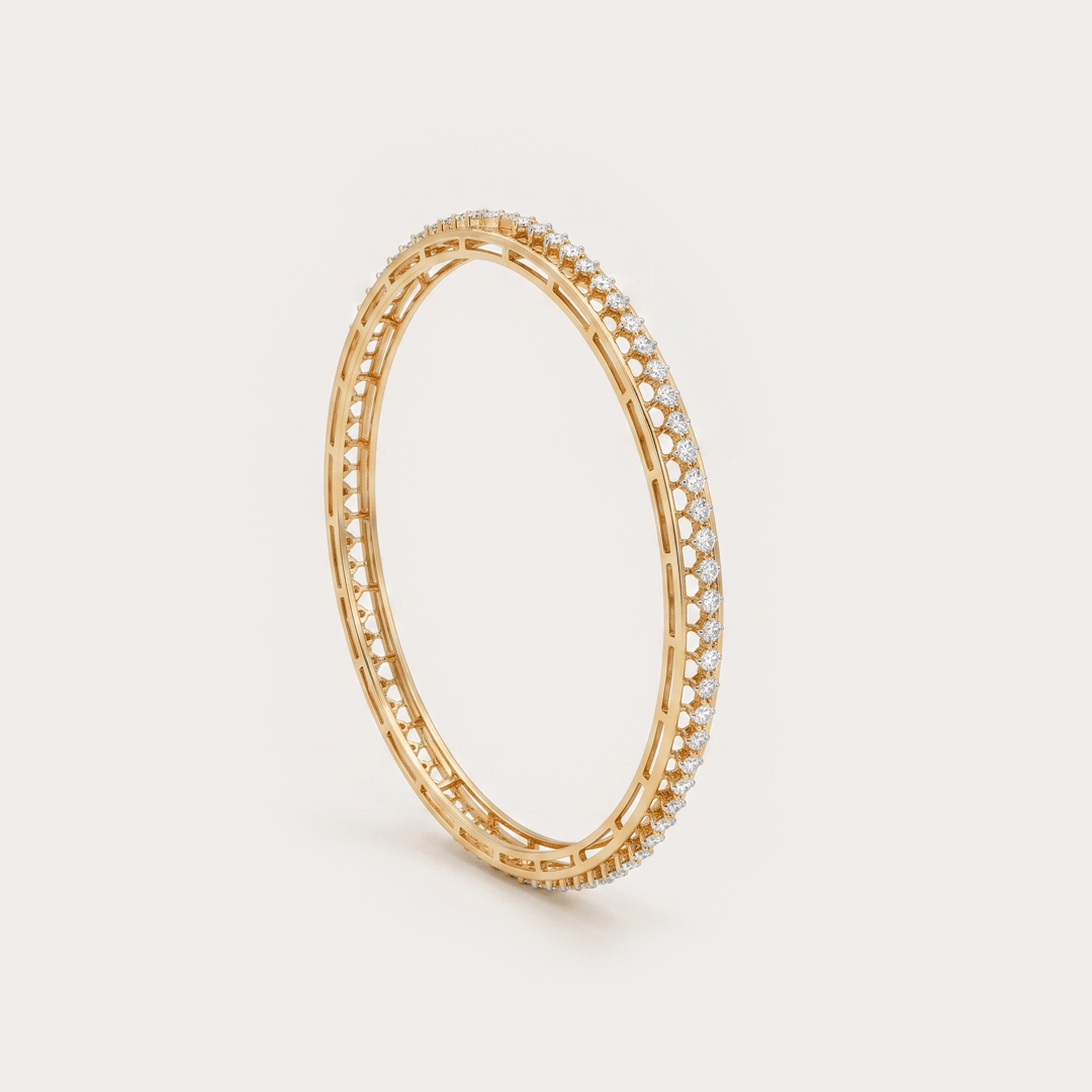 Lightwoven Eternity Diamond Bangle