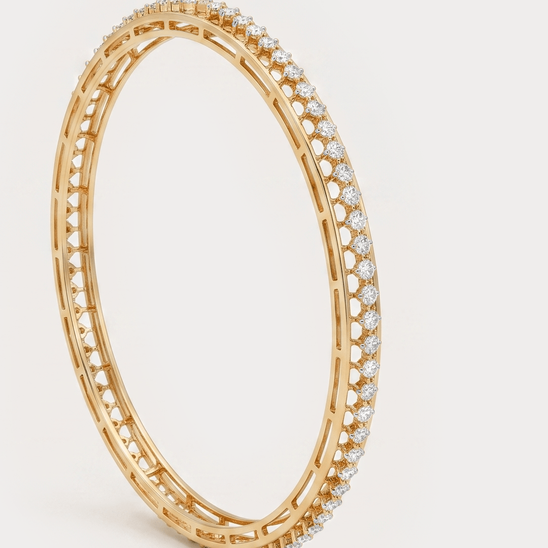 Lightwoven Eternity Diamond Bangle