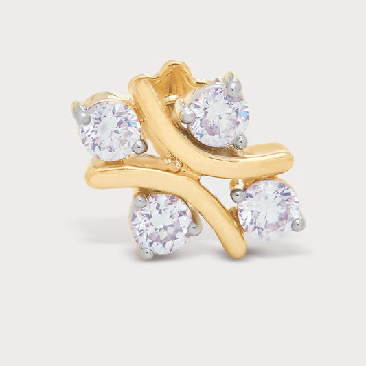 The Curved Spark Nose Pin