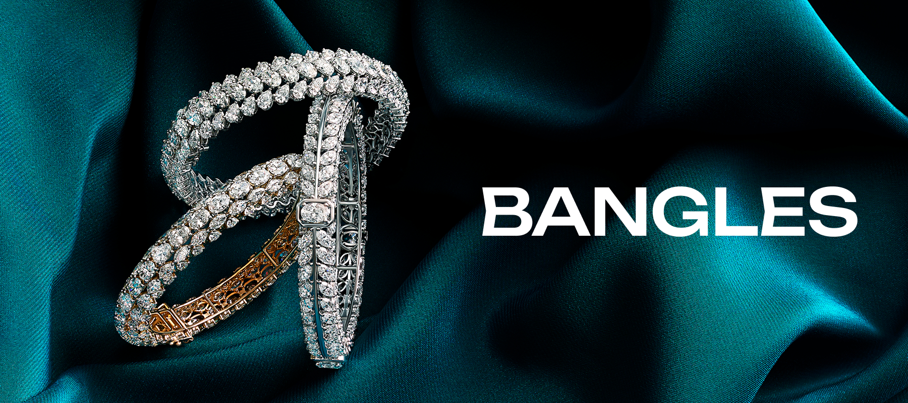 Buy Lab Grown Diamond Bangles Online in Gold for Women