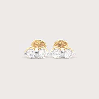 Gemini Diamond Studs