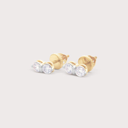 Gemini Diamond Studs