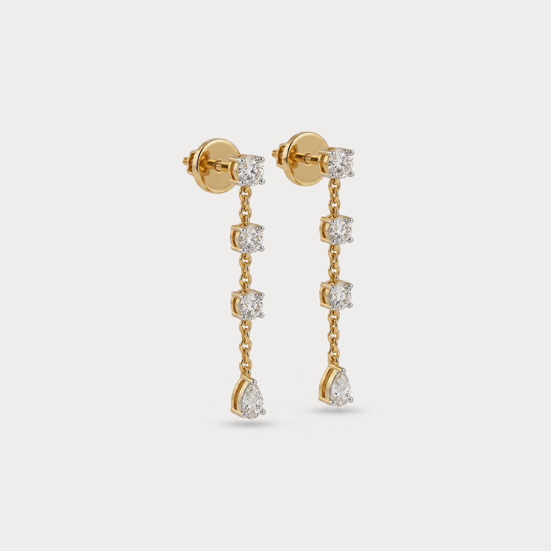 Tide Diamond EarRing