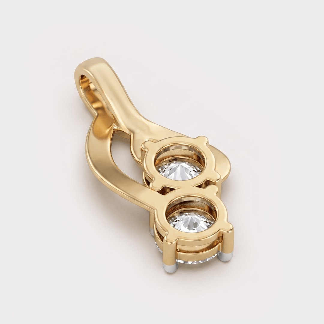 Skyfire Mini-Solitaire Diamond Pendant