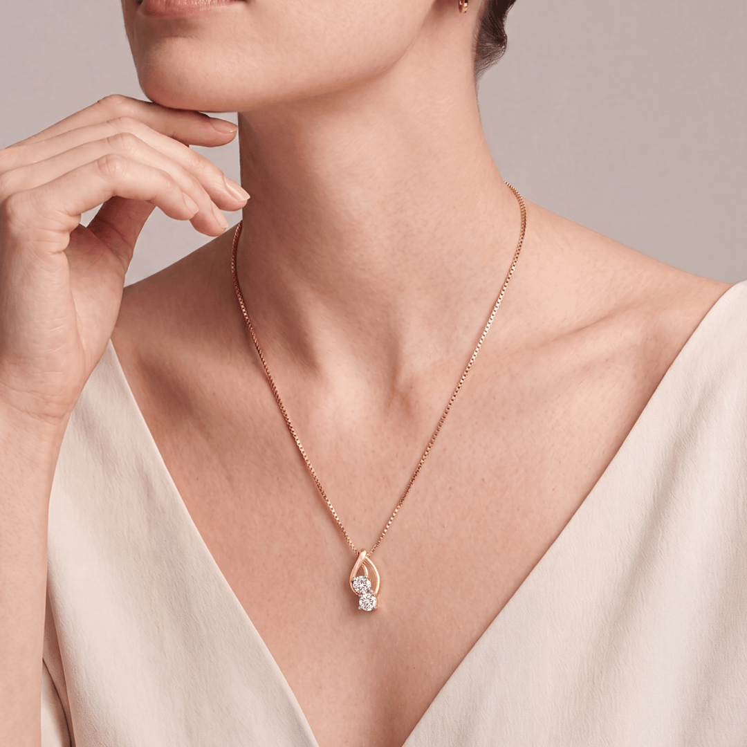 Skyfire Mini-Solitaire Diamond Pendant