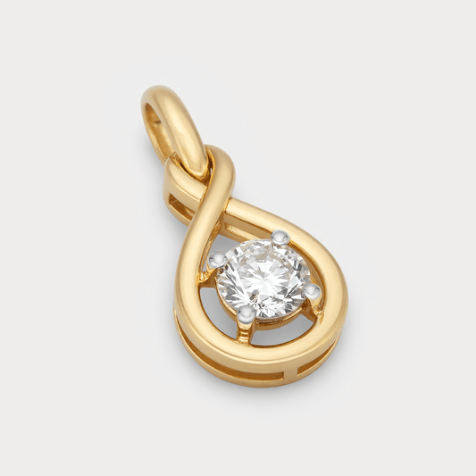 Alluregrace Solitaire Diamond Pendant