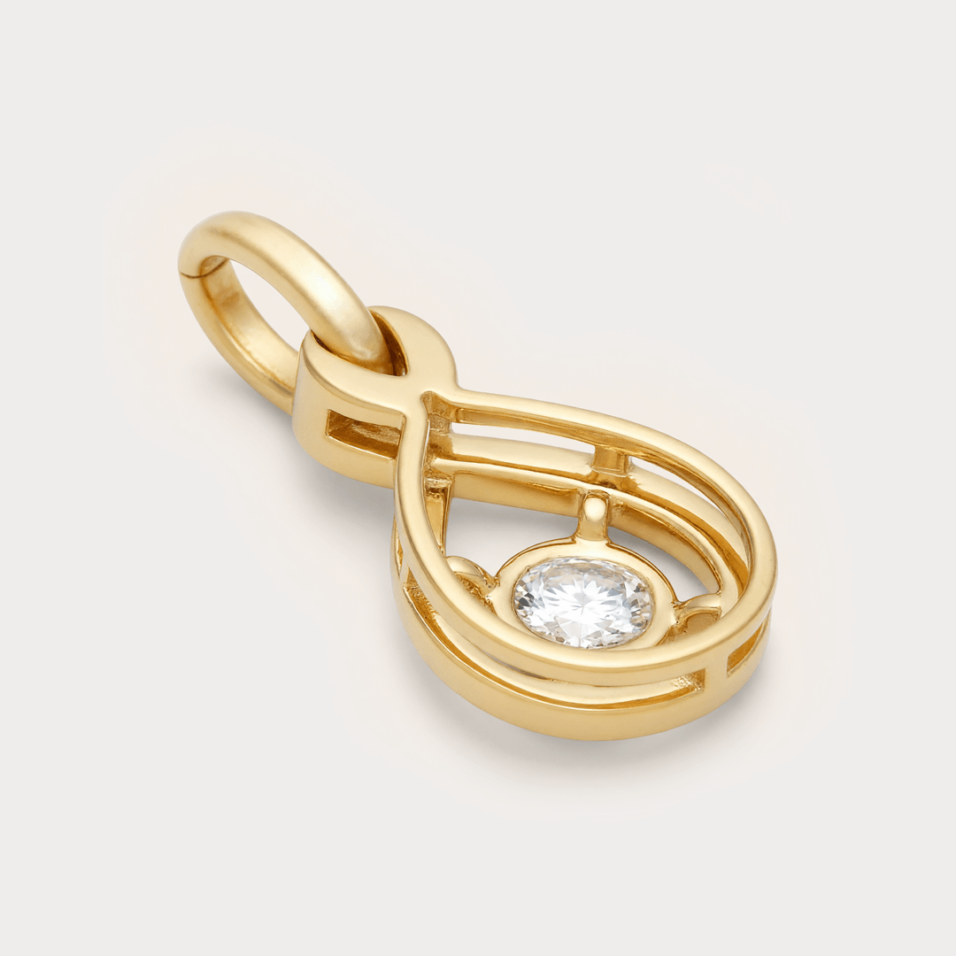 Alluregrace Solitaire Diamond Pendant