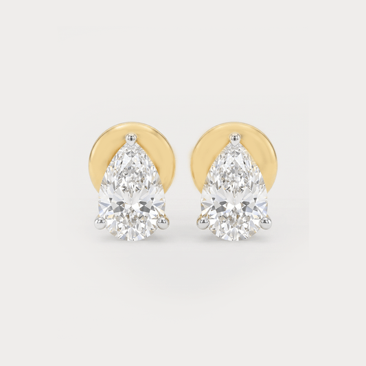 First Whisper Mini Solitaire Diamond Earrings