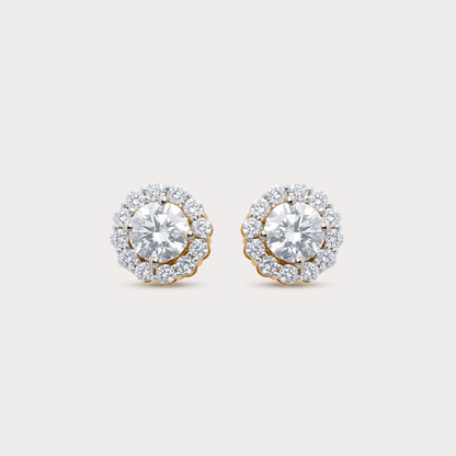 Halcyon Halo Diamond Studs