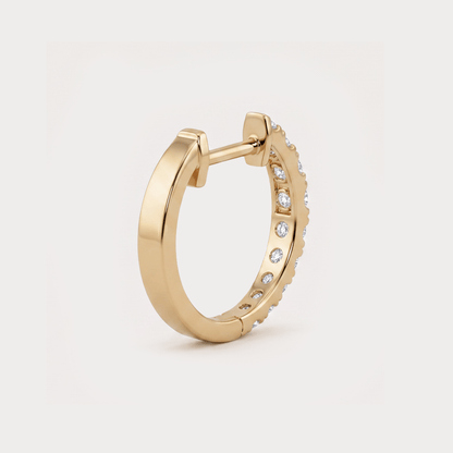 Auralight Single Hoop Diamond EarRing