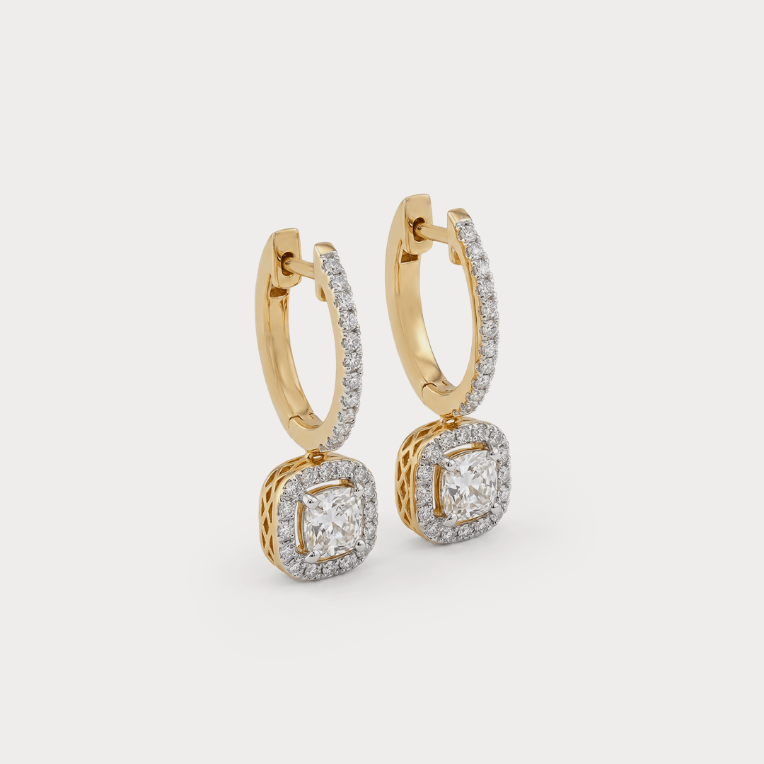 Radiant Diamond EarRing