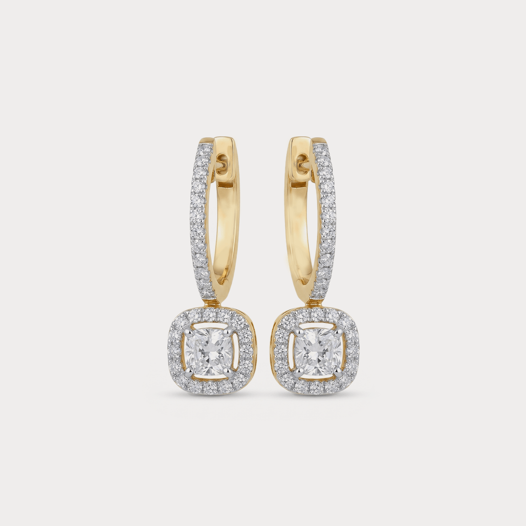 Radiant Diamond Earrings
