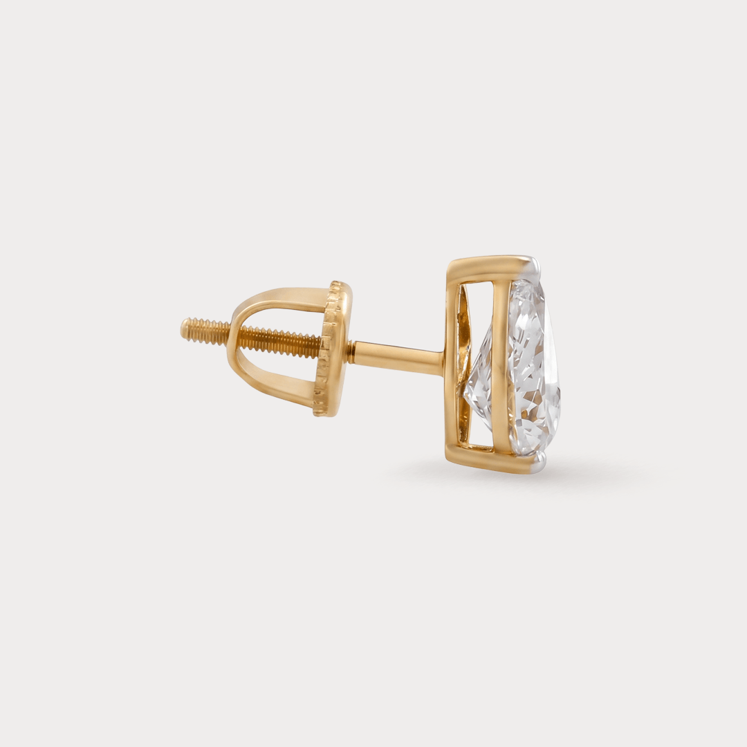 Palatial Solitaire Diamond EarRing